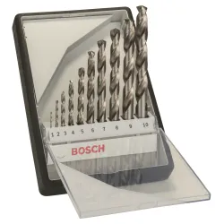 Set de brocas helicoidales PRO Metal HSS-G, 10 uds.