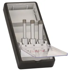 Set de brocas PRO Ceramic dry, 6 x 33, 8 x 33, 10 x 33 mm, 3 unidades