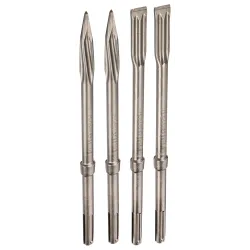 Set de cinceles PRO SDS max-5C, puntero 400 mm, plano 25 x 400 mm, 2+2 unidades