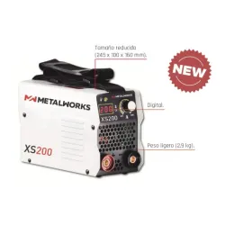 SOLDADORA INVERTER XS200 + MALETA+ ACCESORIOS