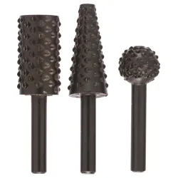 Surtido 3 escofinas: 16x60,16x65,16-7x48