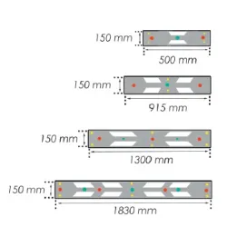 TOPE DE RUEDA PARKSTOP130 - 1300X150X100MM