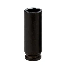 Vaso de impacto 1/2" hexagonal 10 mm, serie larga