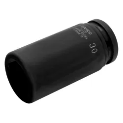 Vaso de impacto de serie larga con cuadradillo de 3/4" con perfil hexagonal de 42 mm y acabado fosfatado