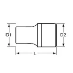 VASO TORX 1/4" E4 M140704-C